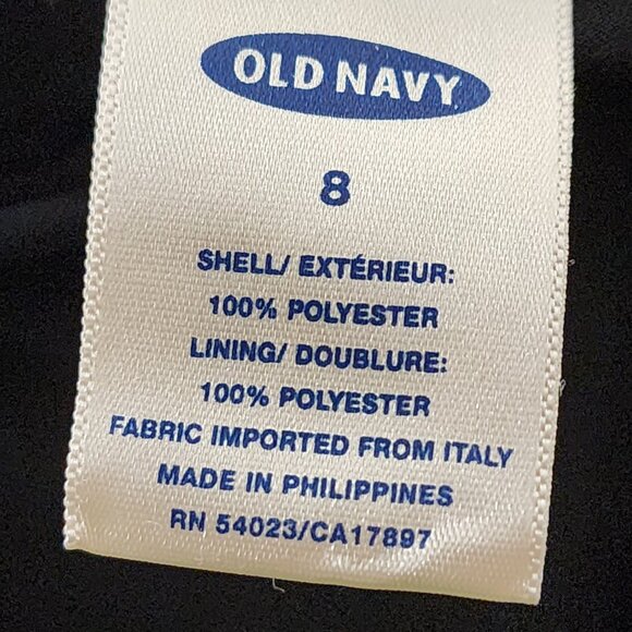 Old Navy Black Floral Print Georgette Flutter Hem Y2K Maxi Skirt - Picture 7 of 7